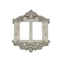 Nostalgic Warehouse Victorian Double Rocker / GFI Wall Plate Satin Nickel