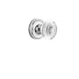 Nostalgic Warehouse Vintage Crystal Egg and Dart Passage Door Knob Set with Classic Rose and 2-3/4" Backset Bright Chrome