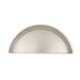 Nostalgic Warehouse Soleil 3 Inch Center to Center Cup Cabinet Pull Satin Nickel
