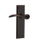 Nostalgic Warehouse Swan Non-Turning One-Sided Door Lever with New York Rose Timeless Bronze