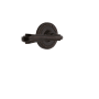 Nostalgic Warehouse Fleur Privacy Door Lever Set with Rope Rose for 2-3/8" Backset Doors Timeless Bronze