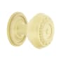 Nostalgic Warehouse Vintage Restoration 1-3/8" Round Meadows Cabinet Knob - Solid Brass Satin Brass