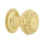 Nostalgic Warehouse Vintage Restoration 1-3/8" Round Meadows Cabinet Knob - Solid Brass Unlacquered Brass