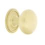 Nostalgic Warehouse New York 1-3/8 Inch Mushroom Cabinet Knob Satin Brass