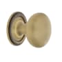 Nostalgic Warehouse New York 1-3/8 Inch Mushroom Cabinet Knob Antique Brass