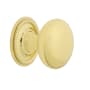 Nostalgic Warehouse New York 1-3/8 Inch Mushroom Cabinet Knob Unlacquered Brass