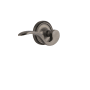 Nostalgic Warehouse Manor Left Handed Non-Turning One-Sided Door Lever with Classic Rose Antique Pewter