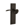 Nostalgic Warehouse Manor Non-Turning One-Sided Door Lever with New York Rose Oil-Rubbed Bronze