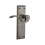 Nostalgic Warehouse Manor Non-Turning One-Sided Door Lever with New York Rose Antique Pewter