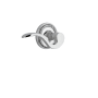 Nostalgic Warehouse Manor Passage Door Lever Set with Rope Rose for 2-3/8" Backset Doors Bright Chrome