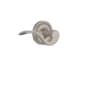 Nostalgic Warehouse Manor Passage Door Lever Set with Rope Rose for 2-3/8" Backset Doors Satin Nickel