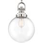 Nuvo Lighting Skyloft 10" Wide Mini Pendant Polished Nickel / Clear