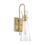Nuvo Lighting Bahari 18" Tall Bathroom Sconce Vintage Brass