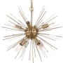 Nuvo Lighting Cirrus 8 Light 20" Wide Sputnik Chandelier Vintage Brass