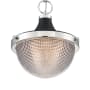 Nuvo Lighting Faro 10" Wide Pendant Polished Nickel / Black Accents