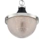 Nuvo Lighting Faro 13" Wide Pendant Polished Nickel / Black Accents