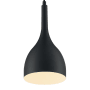 Nuvo Lighting Bellcap 7" Wide Pendant Matte Black