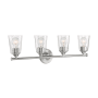 Nuvo Lighting Bransel 4 Light 28" Wide Bathroom Vanity Light Brushed Nickel