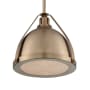 Nuvo Lighting Barbett 13" Wide Pendant Burnished Brass
