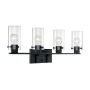 Nuvo Lighting Sommerset 4 Light 30" Wide Bathroom Vanity Light Matte Black