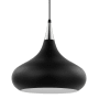 Nuvo Lighting Phoenix 14" Wide Pendant Matte Black / Polished Nickel