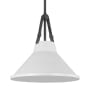 Nuvo Lighting Zelda 14" Wide Pendant Black / White