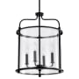 Nuvo Lighting Yorktown 4 Light 16" Wide Taper Candle Pendant Matte Black