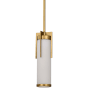 Nuvo Lighting Roselle 4" Wide Mini Pendant Natural Brass