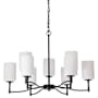 Nuvo Lighting Liam 9 Light 30" Wide Chandelier Matte Black