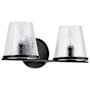 Nuvo Lighting Valentine 2 Light 16" Wide Vanity Light Black