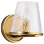 Nuvo Lighting Valentine 7" Tall Bathroom Sconce Vintage Brass