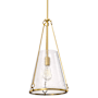 Nuvo Lighting Valentine 12" Wide Pendant Vintage Brass