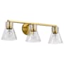 Nuvo Lighting Gianna 3 Light 24" Wide Vanity Light Vintage Brass