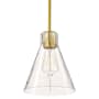 Nuvo Lighting Gianna 8" Wide Mini Pendant Vintage Brass