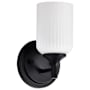 Nuvo Lighting Solara 9" Tall Bathroom Sconce Matte Black