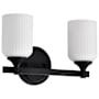 Nuvo Lighting Solara 2 Light 14" Wide Vanity Light Matte Black