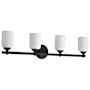Nuvo Lighting Solara 4 Light 33" Wide Vanity Light Matte Black