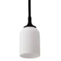 Nuvo Lighting Solara 5" Wide Mini Pendant Matte Black