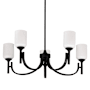 Nuvo Lighting Solara 5 Light 30" Wide Chandelier Matte Black