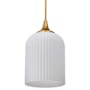 Nuvo Lighting Solara 12" Wide Pendant Natural Brass