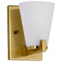 Nuvo Lighting Royale 7" Tall Bathroom Sconce Burnished Brass