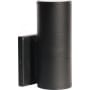 Nuvo Lighting 8" Tall LED Outdoor Wall Sconce Black