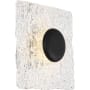 Nuvo Lighting Riverbed 10" Wide Rectangular LED Flush Mount Ceiling Fixture Matte Black