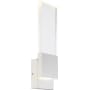 Nuvo Lighting Ellusion 14" Tall LED Bathroom Sconce Polished Nickel