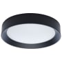 Nuvo Lighting Selene 14" Wide Flush Mount Drum Ceiling Fixture Black