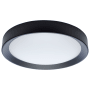 Nuvo Lighting Selene 17" Wide Flush Mount Drum Ceiling Fixture Black
