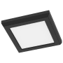 Nuvo Lighting 5" Wide LED Flush Mount Square Ceiling Fixture Black