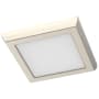 Nuvo Lighting 5" Wide LED Flush Mount Square Ceiling Fixture Brushed Nickel