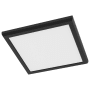 Nuvo Lighting 9" Wide LED Flush Mount Square Ceiling Fixture - 90 CRI Black