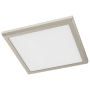 Nuvo Lighting 9" Wide LED Flush Mount Square Ceiling Fixture - 90 CRI Brushed Nickel